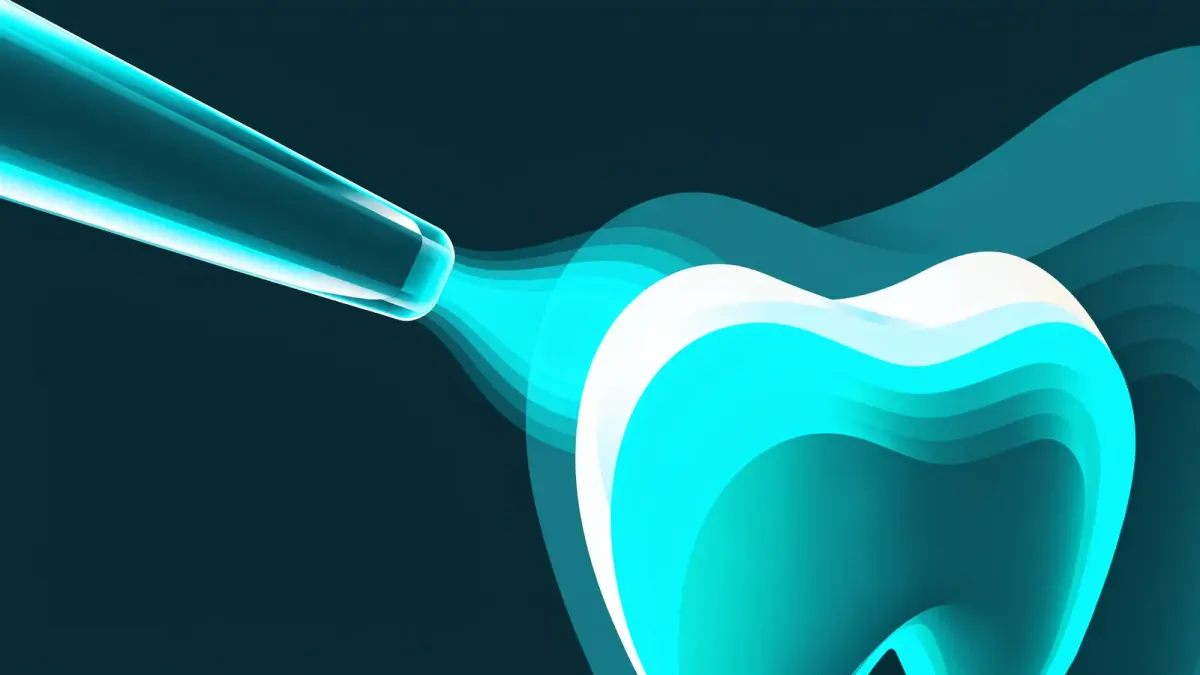 iTero Lumina intraoral scanner wand shown in a clinical dental setting
